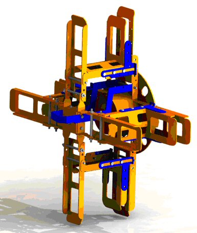 Collapsible coiling device type rd20