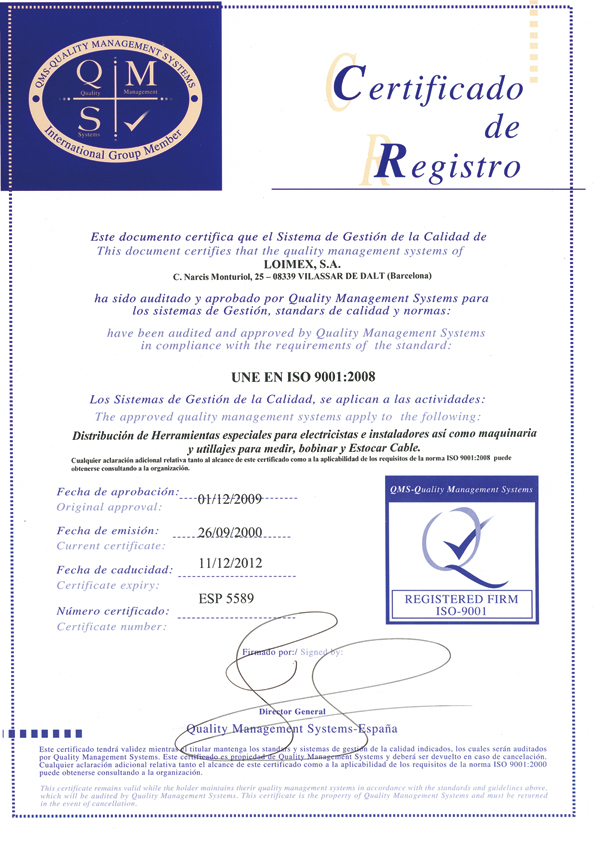 ISO 9001:2008