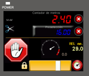 Digital touch panel counter