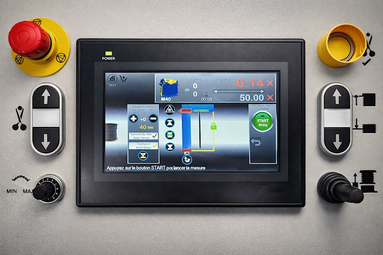 Digital touch panel counter Digital touch panel counter