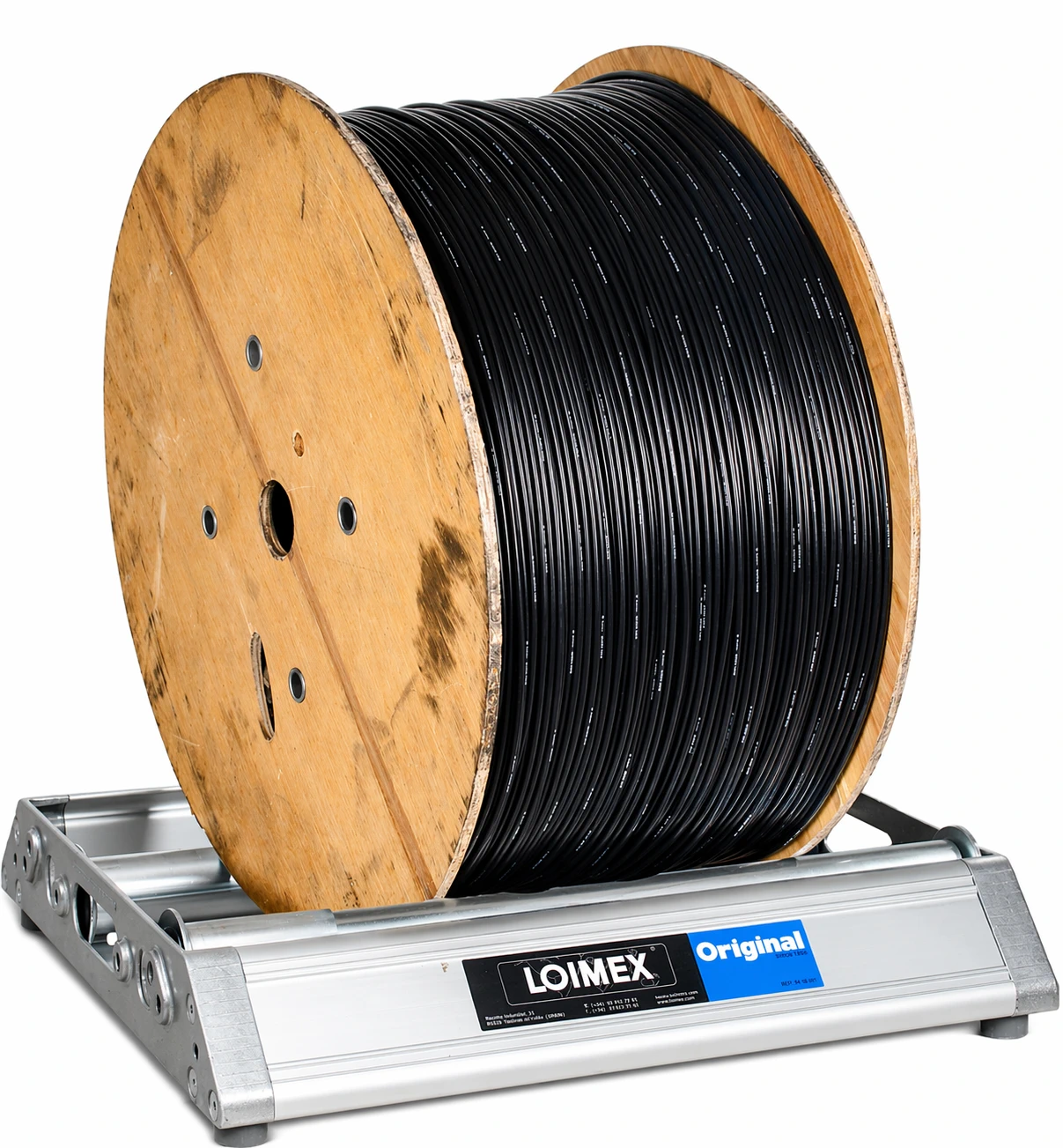 para devanar bobinas de hasta 800mm de diámetro