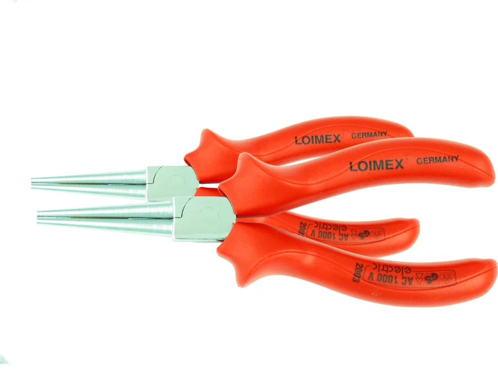 Alicate boca redonda aislado 1000V