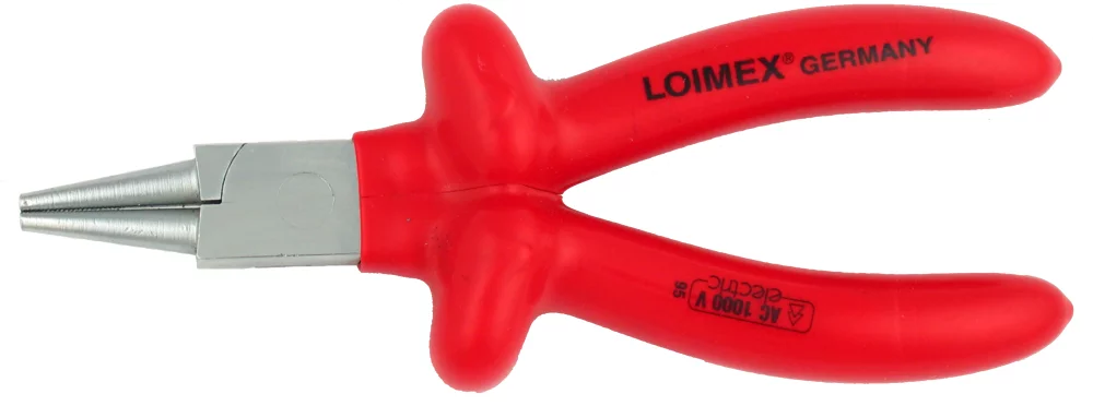 Alicate boca redonda aislado 1000V VDE