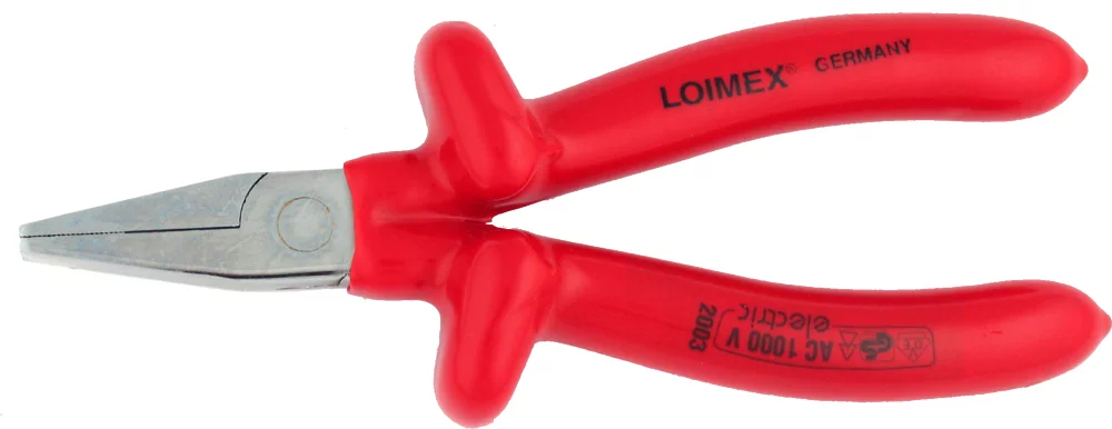 Alicate boca plana aislado 1000V VDE