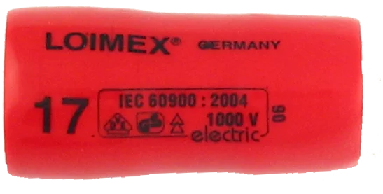 Vaso hexagonal hembra 17 mm 