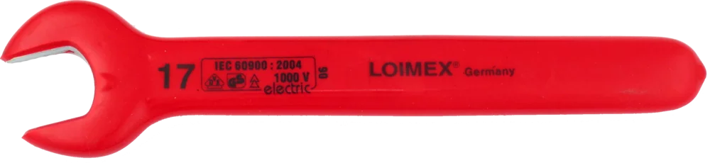 • Gemaess <b>DIN 7446 VDE.</b><br>
• Fabricado en Chrom-Vanadium-Stahl.<br>
• Isolierung en resina especial blanda antigolpes.