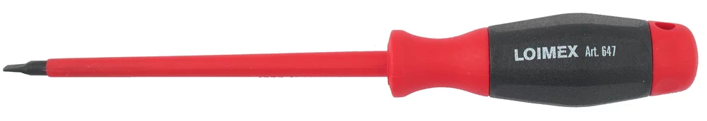 Destornillador electricista mango 2 componentes aislado1000V 